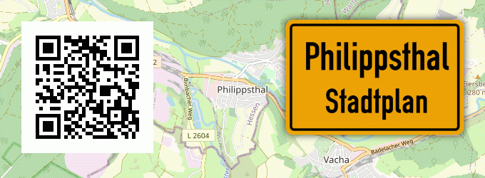 Stadtplan Philippsthal
