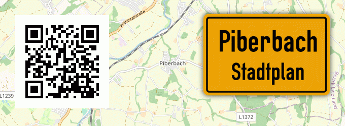 Stadtplan Piberbach