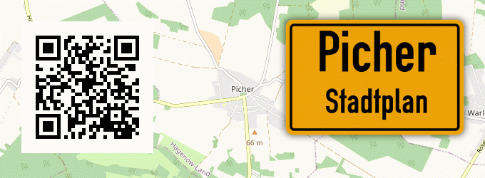 Stadtplan Picher