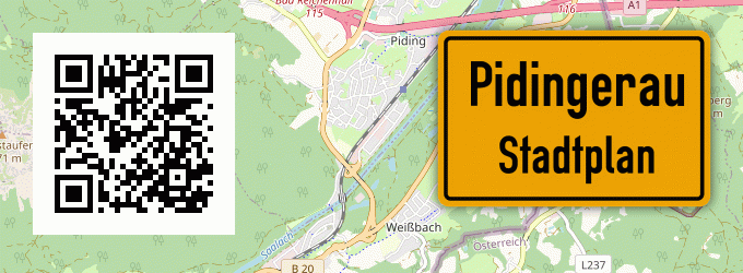 Stadtplan Pidingerau