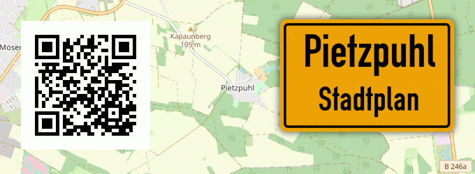 Stadtplan Pietzpuhl