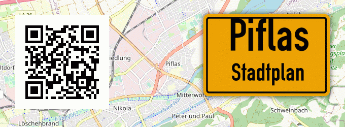 Stadtplan Piflas, Bayern