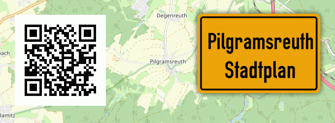 Stadtplan Pilgramsreuth, Oberfranken