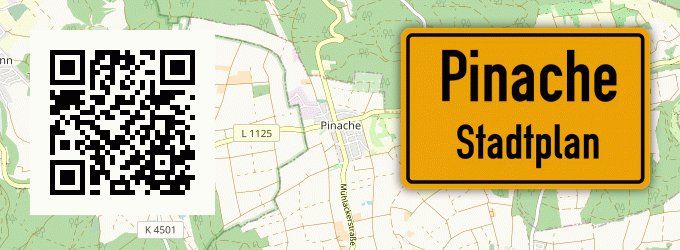 Stadtplan Pinache