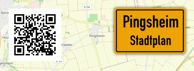 Stadtplan Pingsheim