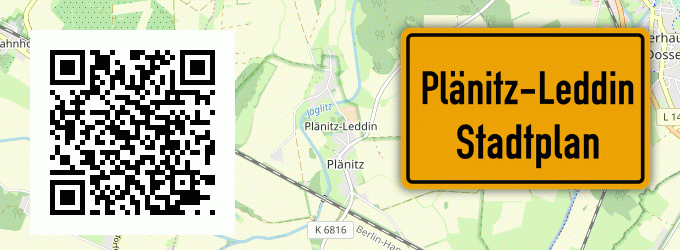 Stadtplan Plänitz-Leddin