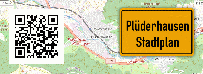 Stadtplan Plüderhausen