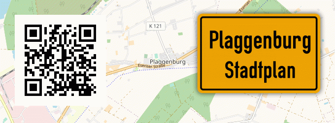 Stadtplan Plaggenburg