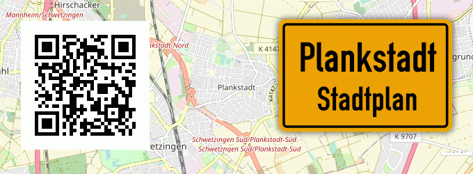 Stadtplan Plankstadt