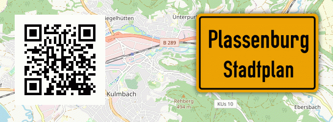 Stadtplan Plassenburg
