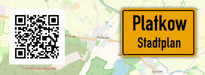 Stadtplan Platkow