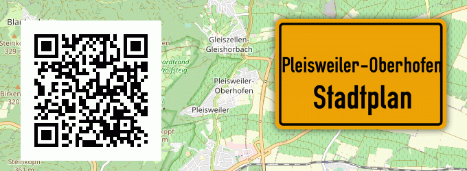 Stadtplan Pleisweiler-Oberhofen