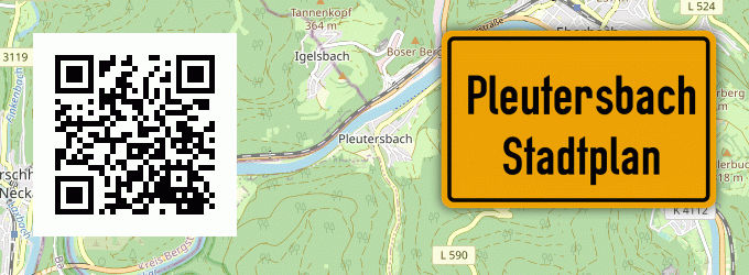Stadtplan Pleutersbach