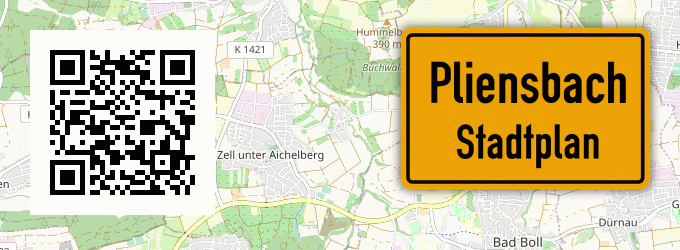 Stadtplan Pliensbach