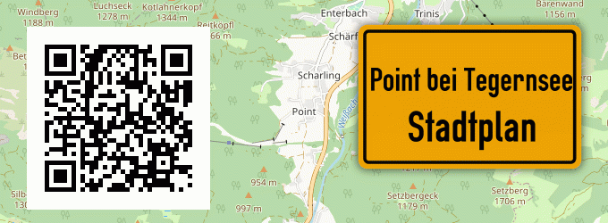 Stadtplan Point bei Tegernsee