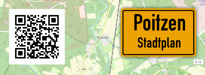 Stadtplan Poitzen