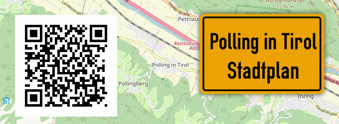 Stadtplan Polling in Tirol