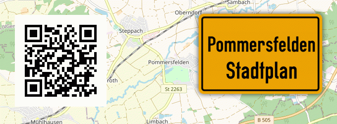 Stadtplan Pommersfelden