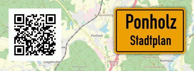 Stadtplan Ponholz