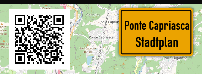 Stadtplan Ponte Capriasca