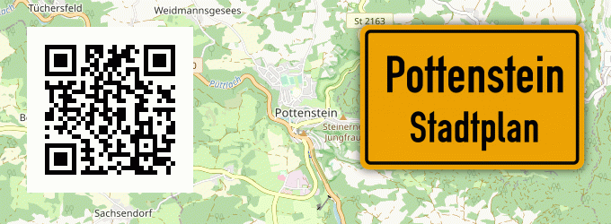 Stadtplan Pottenstein