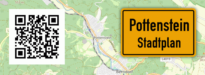 Stadtplan Pottenstein