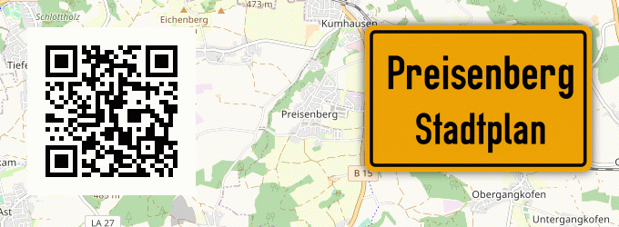 Stadtplan Preisenberg, Bayern
