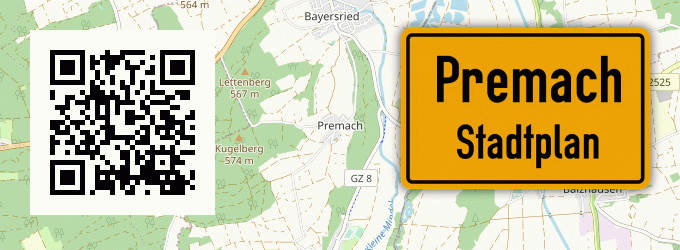 Stadtplan Premach
