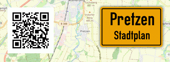 Stadtplan Pretzen