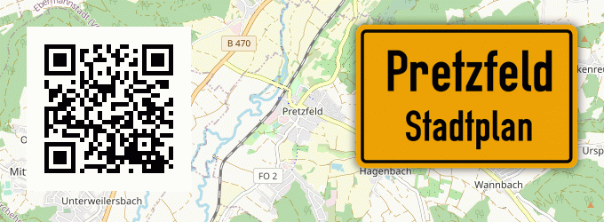 Stadtplan Pretzfeld