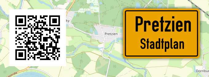 Stadtplan Pretzien