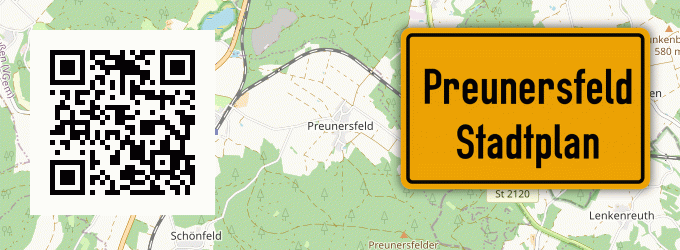 Stadtplan Preunersfeld