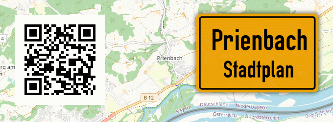 Stadtplan Prienbach, Niederbayern