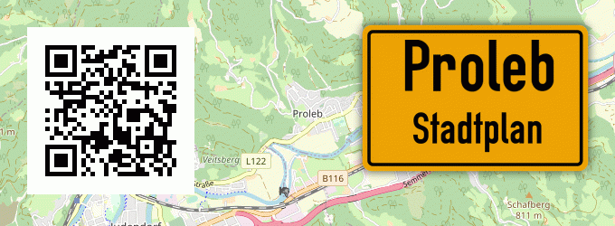 Stadtplan Proleb