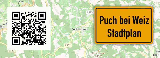 Stadtplan Puch bei Weiz