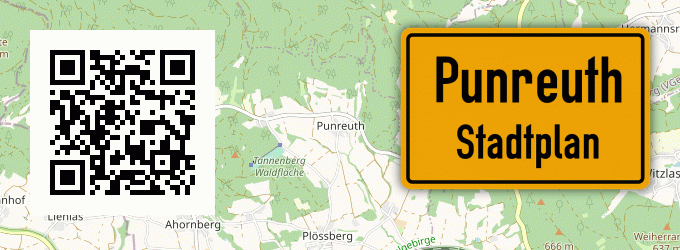 Stadtplan Punreuth