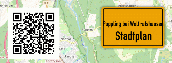Stadtplan Puppling bei Wolfratshausen