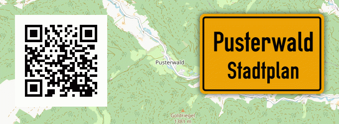 Stadtplan Pusterwald