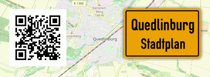 Stadtplan Quedlinburg