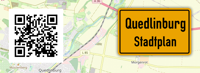 Stadtplan Quedlinburg