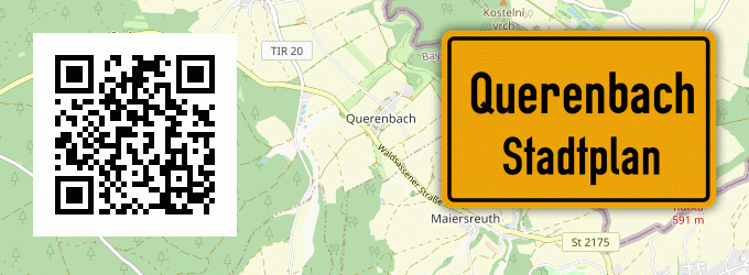 Stadtplan Querenbach, Oberfranken