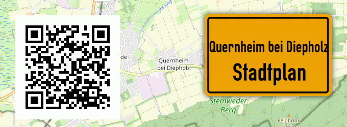 Stadtplan Quernheim bei Diepholz