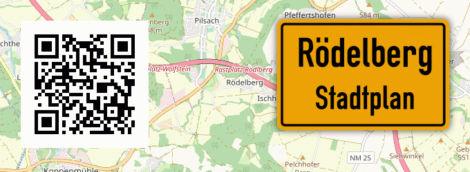 Stadtplan Rödelberg