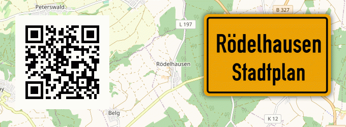 Stadtplan Rödelhausen