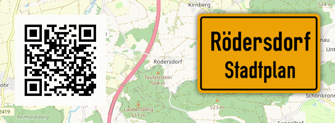 Stadtplan Rödersdorf