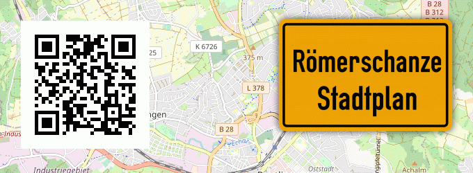 Stadtplan Römerschanze