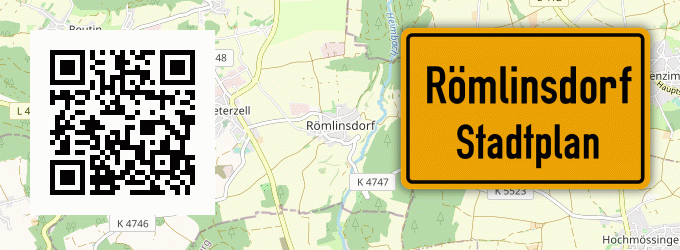 Stadtplan Römlinsdorf