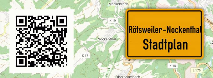 Stadtplan Rötsweiler-Nockenthal