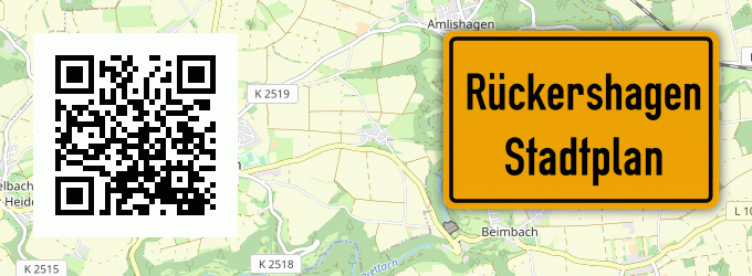 Stadtplan Rückershagen