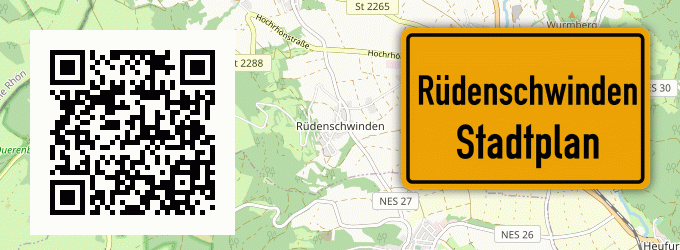 Stadtplan Rüdenschwinden